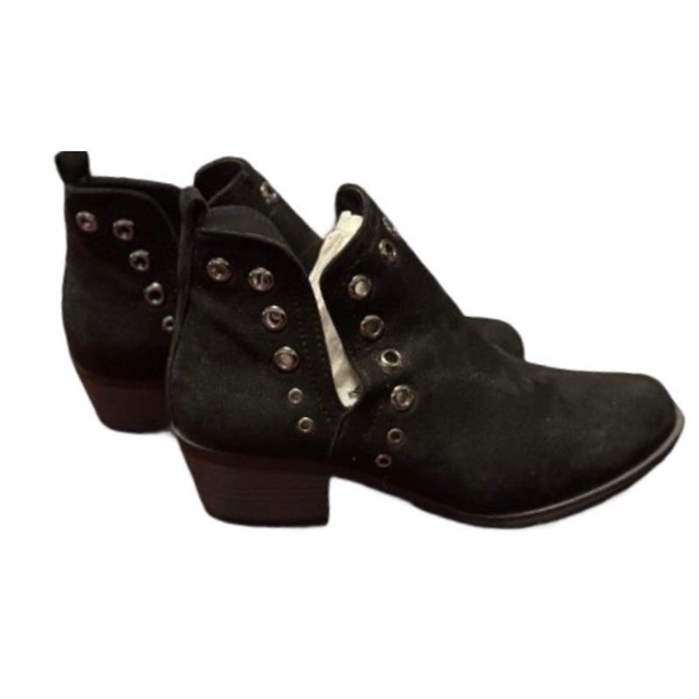 Faux Suede Bootie: Sophie Sue